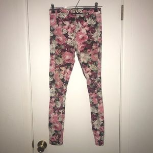 Abercrombie Floral Leggings